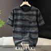 Plus Size 4XL-11XL Fashion Oversized T-shirt Men Tops Short Sleeve Tee Summer Men Clothing