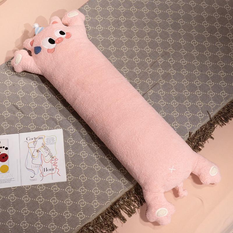 Cartoon Soft Black Cat Long Throw Pillow Plush Toy Doll Dog Dog Doll Home Sofa Pillow Cushion