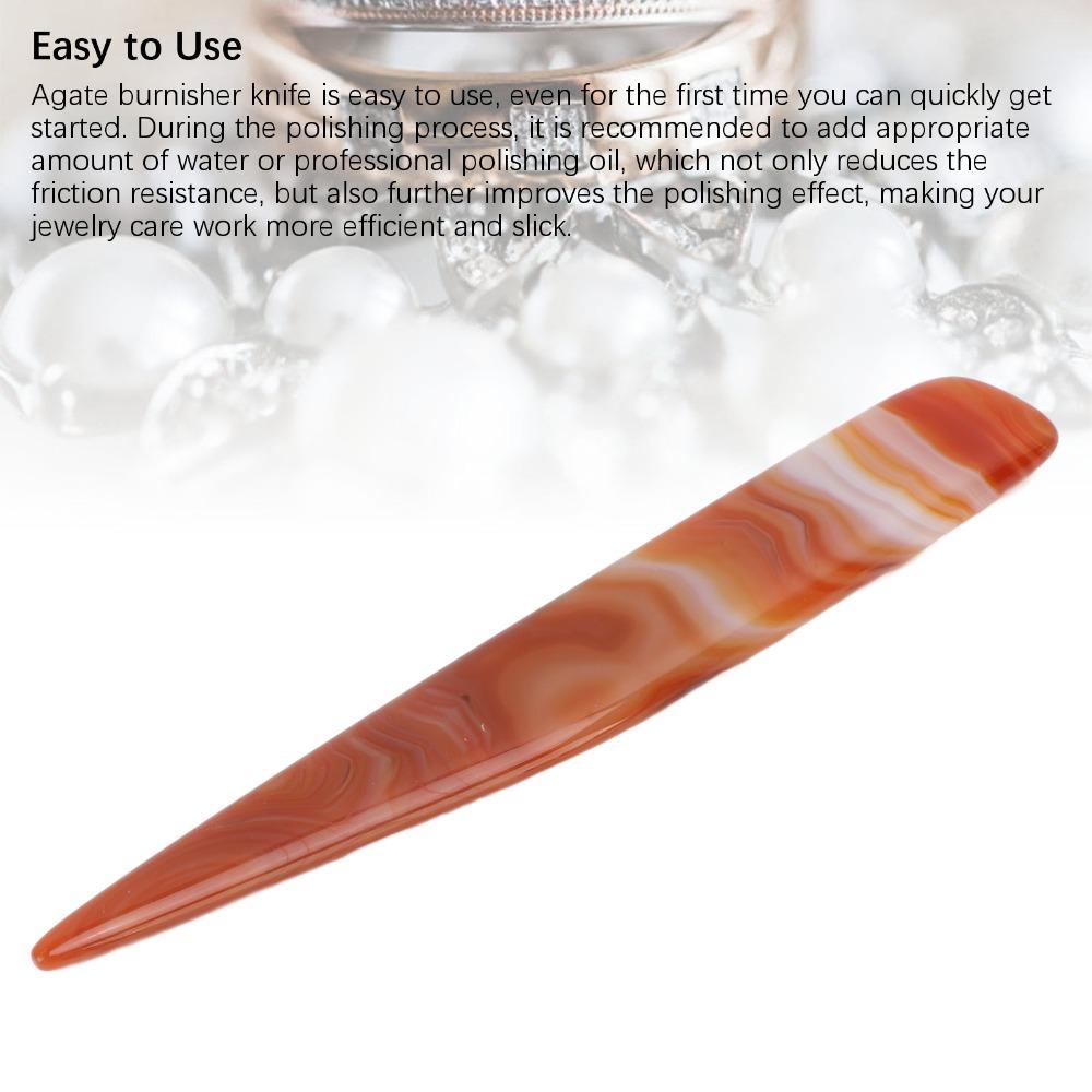 Glossy Finish Jewelry Polishing Tool Multiple Sizes Burnishing Tool Agate Burnisher  Craft Work
