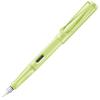 LAMY Safari Spring Green Medium Fountain Pen with Ergonomic Grip and Polished Steel Nib Ideal for All Writing and Calligraphy Includes LAMY T10 Blue