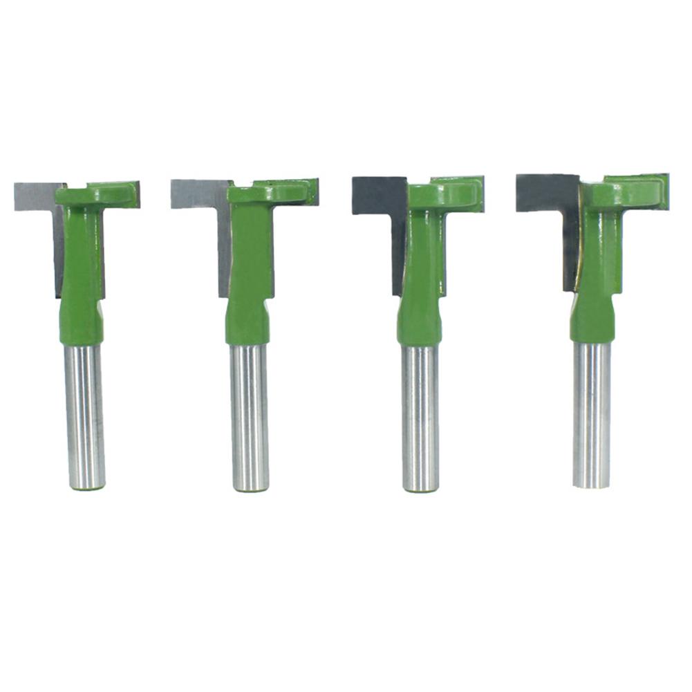 Unelte de frezat cu fantă în T pentru prelucrarea lemnului, cu tijă de 8 mm, care face un sertar manual