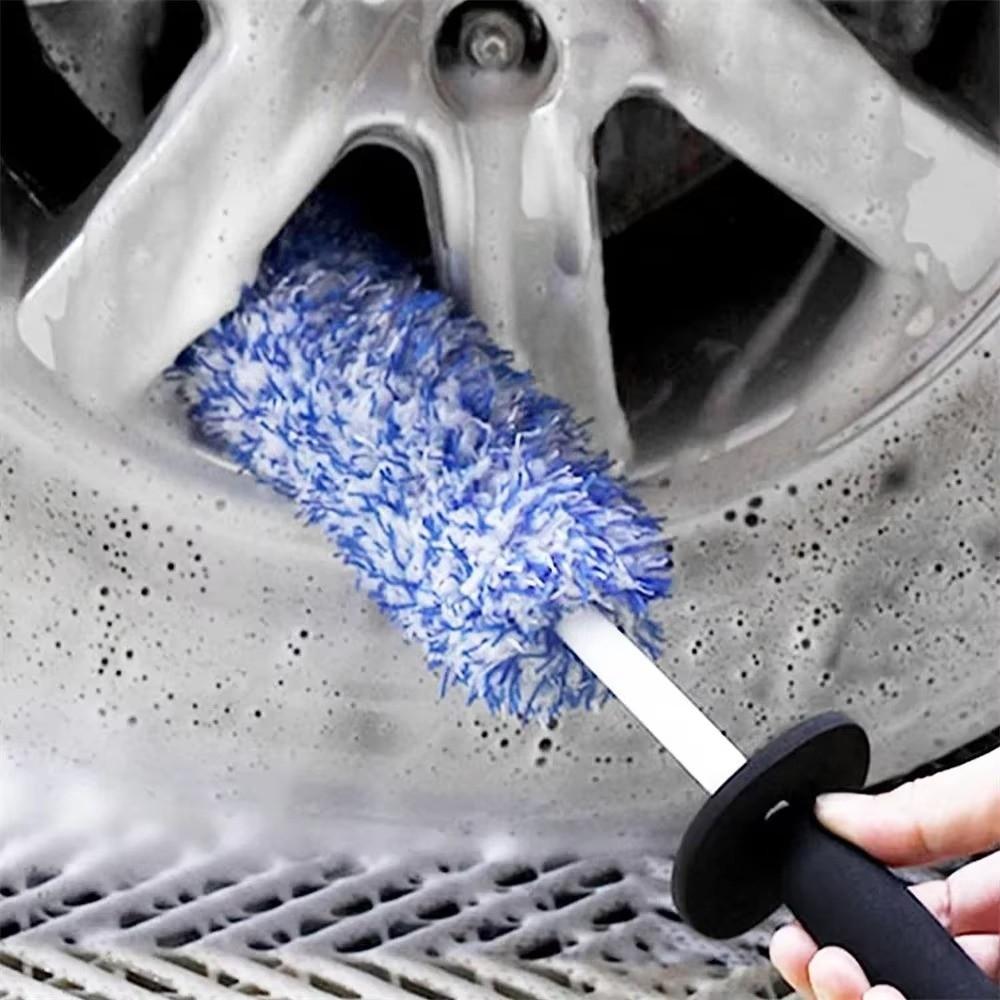 Creativity Non-Slip Car Wheels Brush Long Handle Car Wash Wheel Rim Cleaning Glove Car Accessories Cleaning Brushs