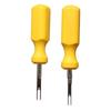 2Pcs Car Wire Connector Terminals Removal Tool Plastic & Steel Automotive Terminals Extractor Simple Operate for Vehicle
