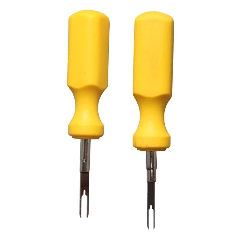 Professional Automotive Terminals Extractor Plastic & Steel Wire Terminals Remove Set Of 2 for Wiring Harness Plugs Removal