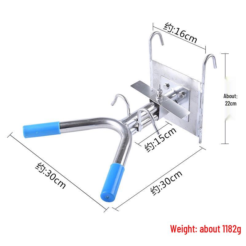 Piglet Castration Rack: Stainless Steel Suspension Table for Secure Pig Fixation During Castration