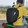 Reflective Motorcycle Rear Seat Bag Waterproof Rider Backpack Motorcycle Tail Bag  Helmet Storage