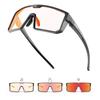 Kapvoe Color Photochromic Cycling Sunglasses for Men Red Photochromic Blue Cycling Glasses Mountain Bicycle Eyewear Sports MTB