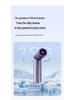 Multi-Functional Portable Mini Fan with Digital Display for Desktop, Neck, and Handheld Use