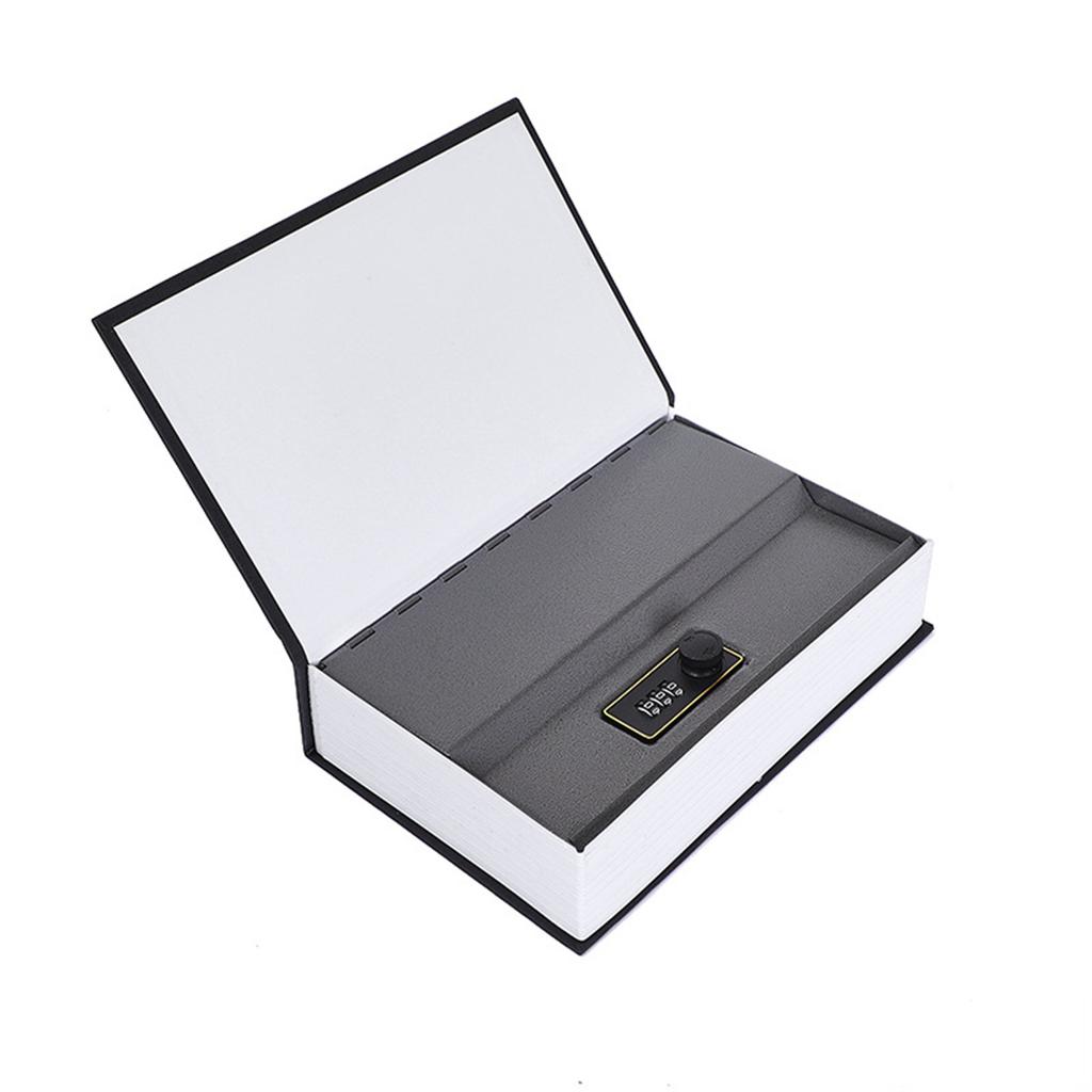 Dictionary Shape Diversion Safe with Combination Lock Money Coin Deposit Bank Cash Valuables Hidden Secret Mini Security Safe