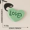 10Pcs/Bag Clothing Accessories Love Letter Leather Label Handbook Diy Embroidery Patch Printed Fabric Label Logo