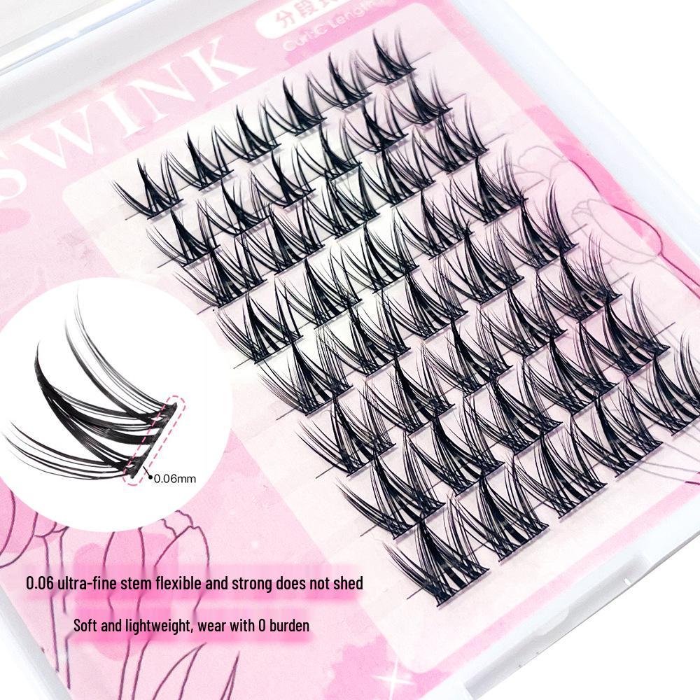 MissWink Dog-Inspired Round Eye False Eyelashes – Puppy Style Daily Segmented Clumps