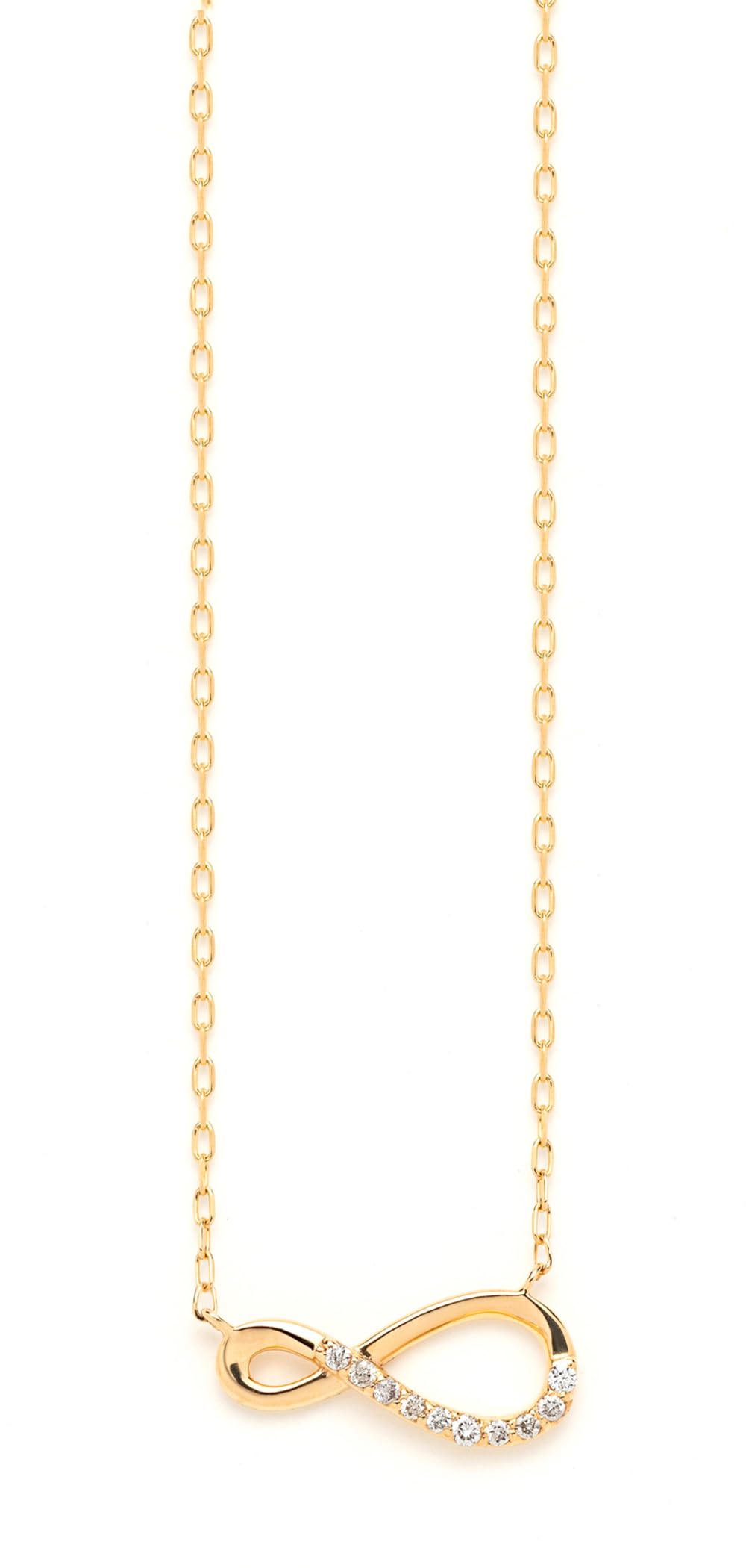

Official Necklace K10 Yellow Gold Diamond Infinity Motif [Bloom] Women s 0344-3233-0019-0000