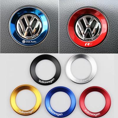 2025 Horké 1ks Samolepky na volant auta Dekorativní znak Pro Volkswagen VW R-line GTI R Polo Golf Touareg Passat Magotan Tigu