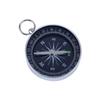 Silver Portable Pocket Compass For Outdoor Camping Hiking Sports Navigation
