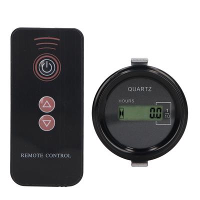 Excavator Hour Meter LCD Display Universal Built In Chip Multiple Uses Electronic Industrial Remote