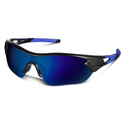 Lunettes de soleil sportives BEACOOL avec verres polarisés et protection UV400 TAC pour hommes et unisexes pour la sécurité et le cyclisme, la randonnée, la pêche,