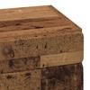 Bathroom Wall Cabinet with Door TULUM Reclaimed Wood Look 37 X 24.5 X 86 Cm