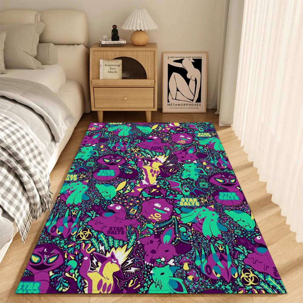 Fashion Entrance Mat Living Room Rugs Decoration P-Pokemons Balcony Doormat Front Door Super Absorbent Bathroom Rug Floor Mats