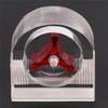 G1/4 Thread Flow Meter Sturdy Red Indicator Water Cooling Flow Meter Transparent Water Cooling System Flow Meter