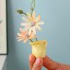 Mini Ceramic Vase Refrigerator Magnet 3D Miniature Plants Flower Vase Fridge Magnet Home Office Kitchen Locker Decoration