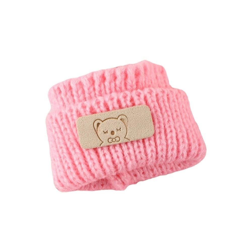 Für Hut Puppen Kleidung Passend Niedliche Gestrickte Mütze Zubehör Kleidung Plüschpuppe Kleidung Weiches Plüschtier