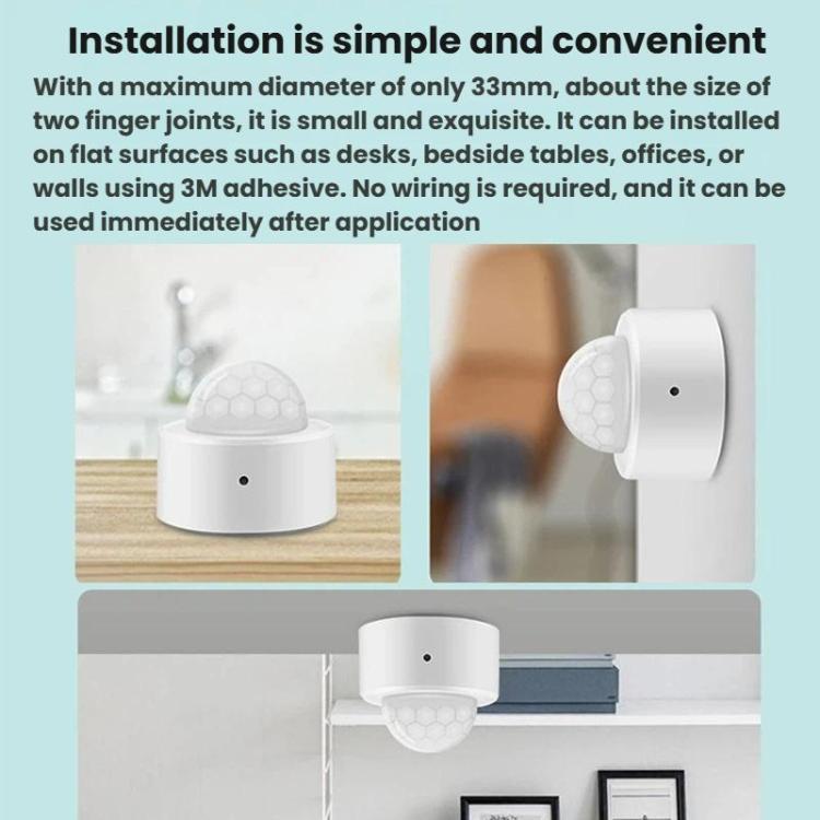 Zigbee Smart Home Motion Sensor, Supports for Home Assistant