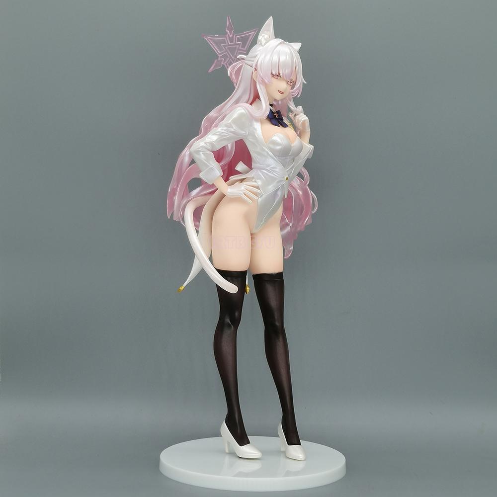 Clear Crystal Blue Archive Girl Toy Anime PVC Figure Toy Adult Collectible Model Doll