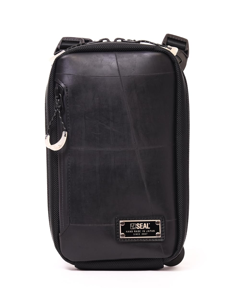 [SEAL] Organizer Body Pouch, Waterproof Shoulder Bag, Men s Mini Crossbody Bag with Small Accessory Compartment, PS-219BK