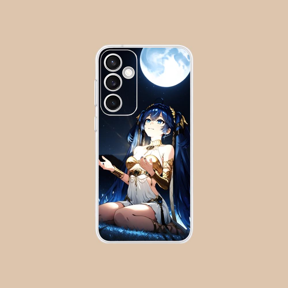 Wuthering Waves Luno Phone Case for Samsung Galaxy S25 S24 S23 S22 S21Plus FE Ultra Clear Colorful Cover Cellphones Pretty
