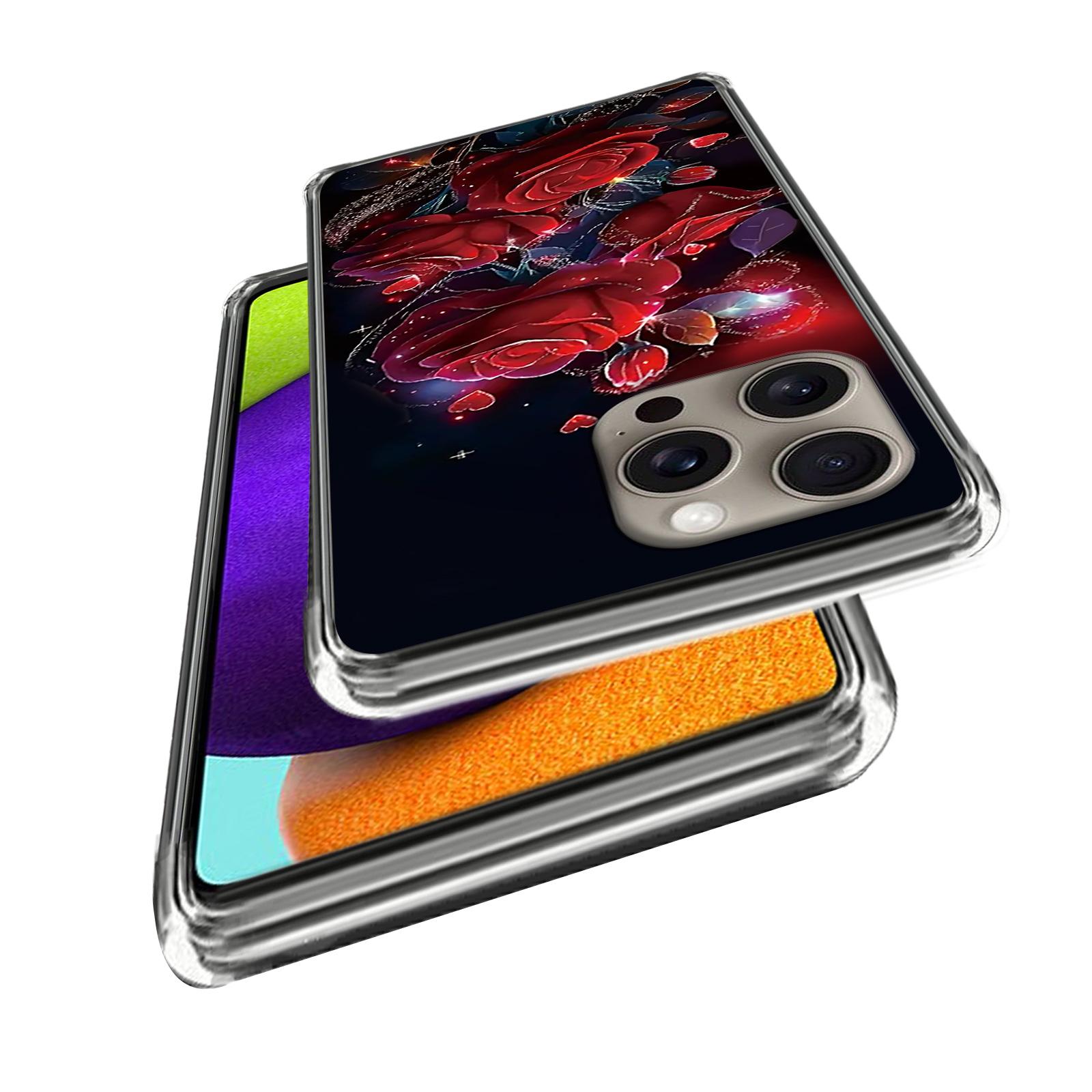 

For iPhone 16 Pro Max Case IMD Pattern Printing TPU Shockproof Phone Cover Dream Deer