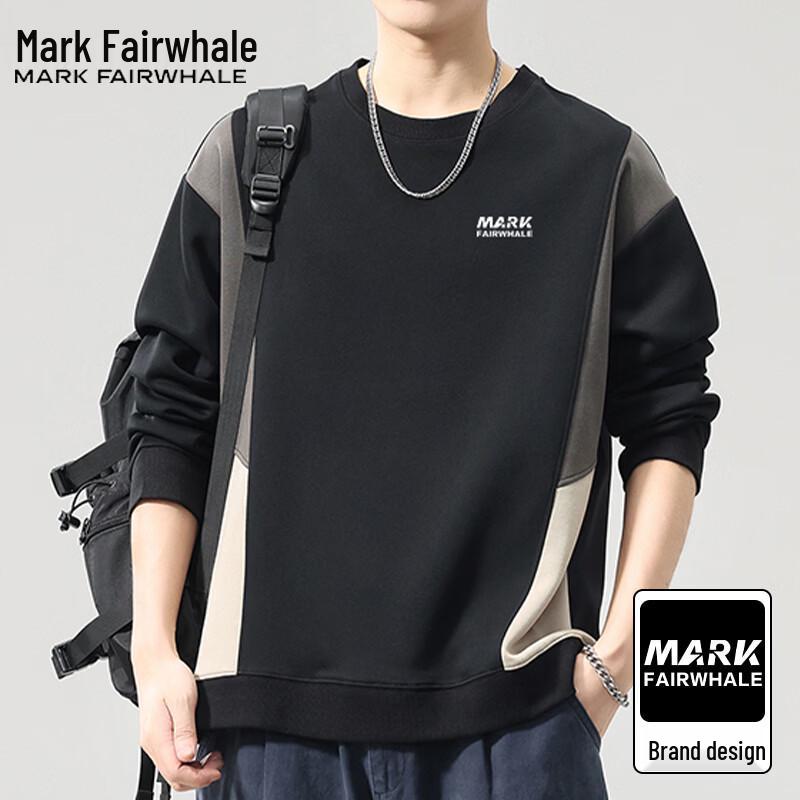 MARK FAIRWHALE Men's Loose Long-Sleeved Sweatshirt