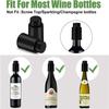 1/2Pcs Push Style Vacuum Wine Stoppers Sealed Storage Wine Preserver Wine Bottle Stoppers  Bar Tools