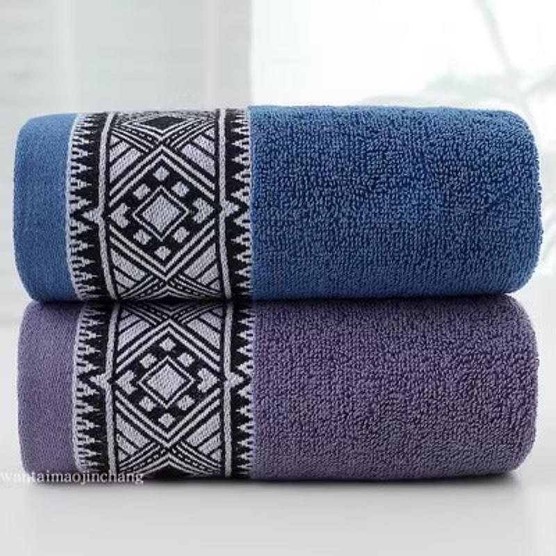 Cotton Household Adult Men's Special Face Wash Towel Full Cotton Line Thickened Lengthened Quick-drying Bath Towel