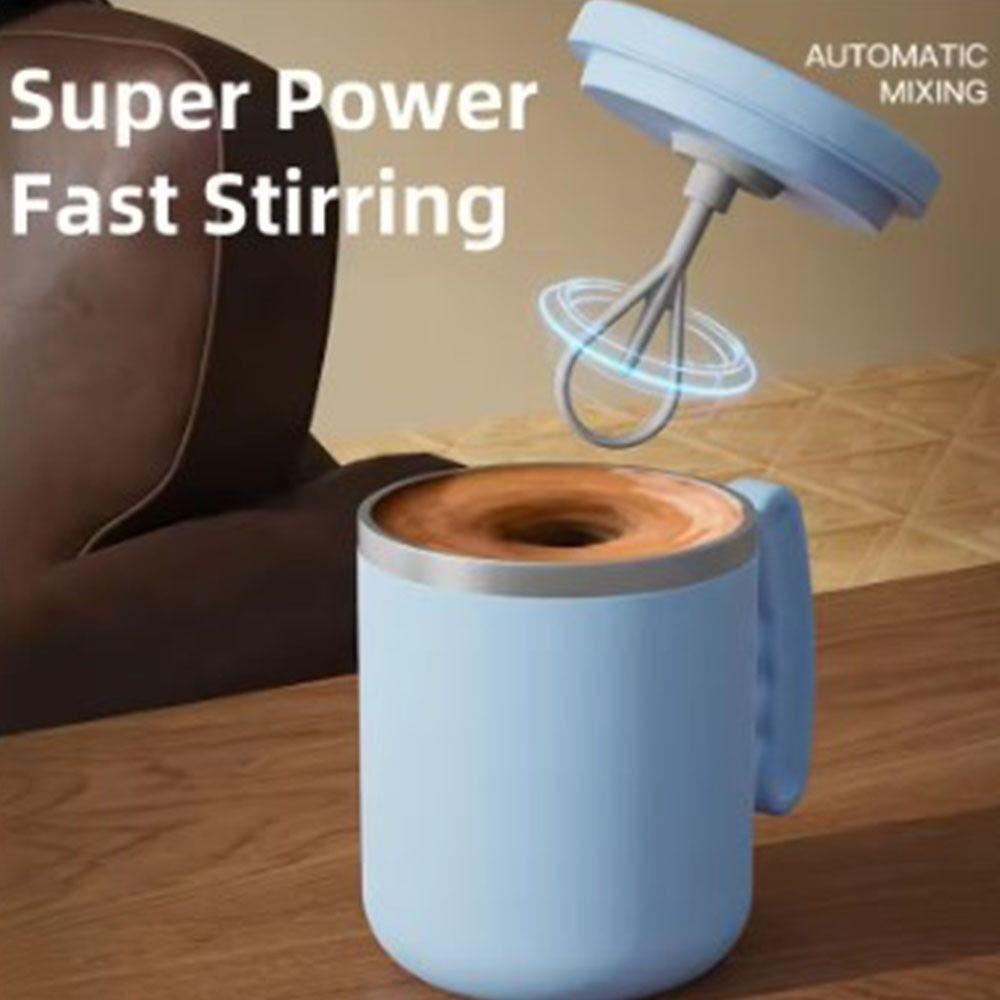 

Waterproof Automatic Stirring Mug Rechargeable Self Mixing Mug For Coffee Milk Cocoa бежевий