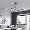 New Modern LED Chandelier Lights Bedroom Living Dining Room Gold Black Indoor Fixture Lighting Lamps Apply To AC90-260V