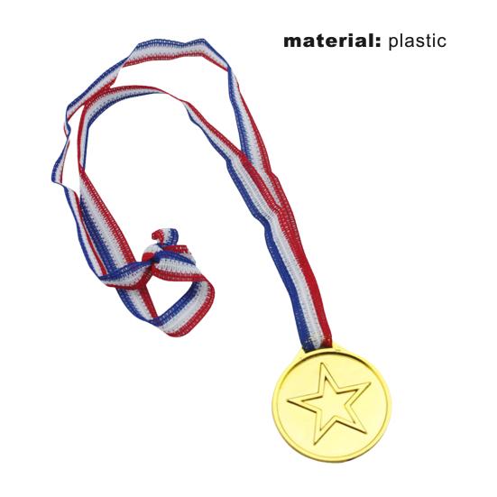 10pcs Medals Funny Long Rope Star Design Winner Medals Toy for Party