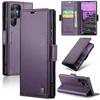 CaseMe RFID Blocking Wallet Case for Galaxy S24 Ultra S10 S20 S21 S22 S23 S25 Card Holder Magnetic Clasp Leather Book Folio Case