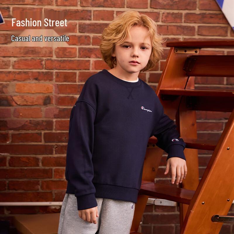 Champion Kids' Contrast Stitch Crewneck Sweatshirt