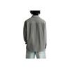 Zara Loose Fit Plain Color Comfortable Long Sleeve Shirt Men Shirts Gray 7446420-802