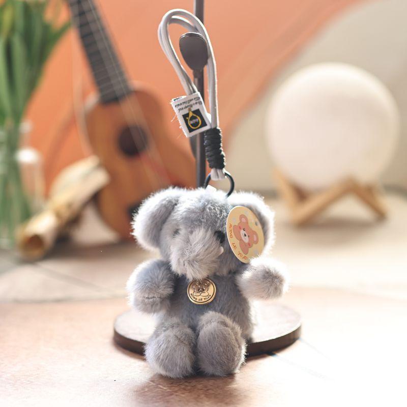 Raccoon Plush Toy Keychain With Soft Cotton Filling For Kids And Adults