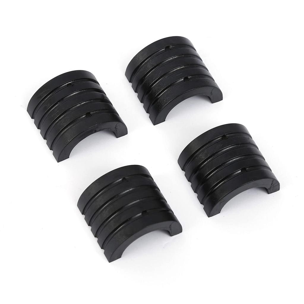 FOVPLUE Universal Motorcycle Highway Foot Peg Mount Spacer / Bushing / Rubber Spacer Converts