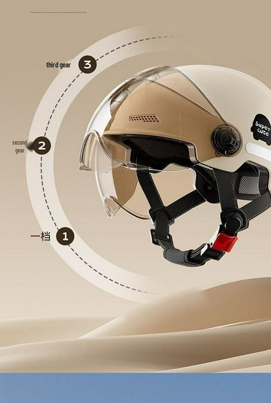 3C Certified Women's Summer Electric Scooter Helmet, Breathable & Sun-Protective, All-Season Bicycle Safety Half Helmet.