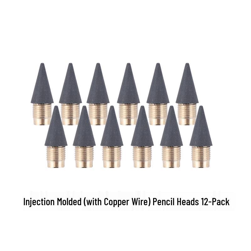 Black Tech Eternal Pencil: No Sharpening, No Ink, Break-Resistant Lead, Posture-Correcting Drawing Tool