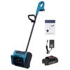 Snow Shovel 21V Battery Powered Snow Thrower Electric Snow Remover Brush Snow Blower with Auxiliary Handle 2.0Ah Li-ion Battery &  