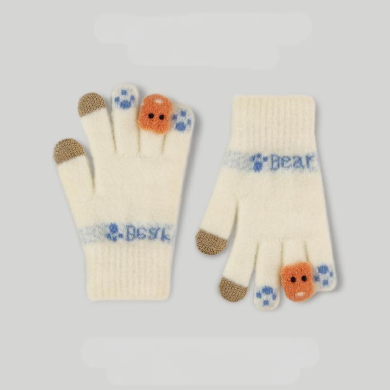 Warm Gloves For Autumn And Winter With Added Fleece And Thickening As Well As Warm Gloves For Cycling Outdoors