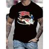 European Sizes Men's Speed Racer Graphic T-Shirt Crewneck Shirt for Casual Casual Attire - Lightweight All-Season Top for Anime Fans