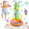 1pc Interactive Musical Caterpillar Toy, Twist And Play Worm with Dancing Lights, Educational Preschool Learning Aid for Motor Skills Development,