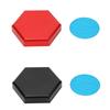 Billiard Chalk Case Magnetic Hexagonal Aluminum Single Section Pool Cue Chalk Box for Hexagonal Roun