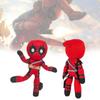 Adorable Deadpool Wolverine Plush Toys Featuring Vibrant Red Colors And Soft Pp Cotton Filling Perfect For Collectors And Kids