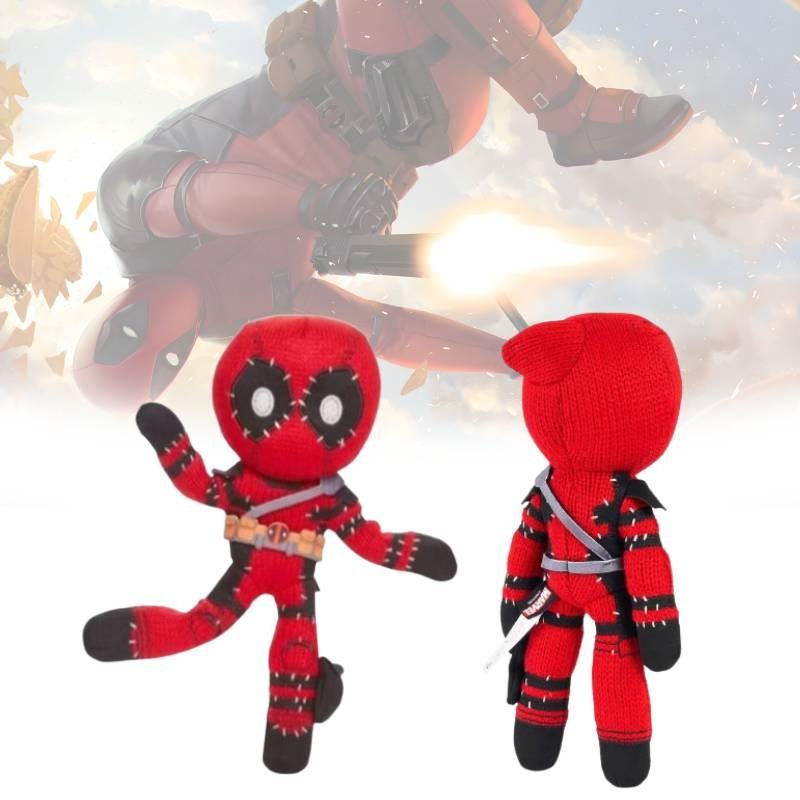 Adorable Deadpool Wolverine Plush Toys Featuring Vibrant Red Colors And Soft Pp Cotton Filling Perfect For Collectors And Kids